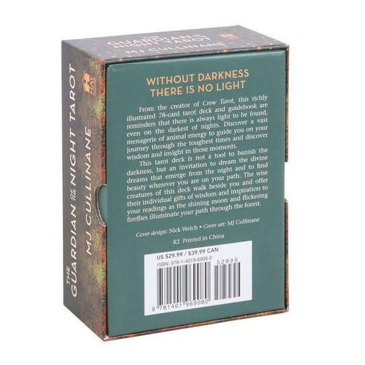 The Guardian of the Night Tarot Cards by MJ Cullinane – 78 Cards with Guidebook-Sociodigi