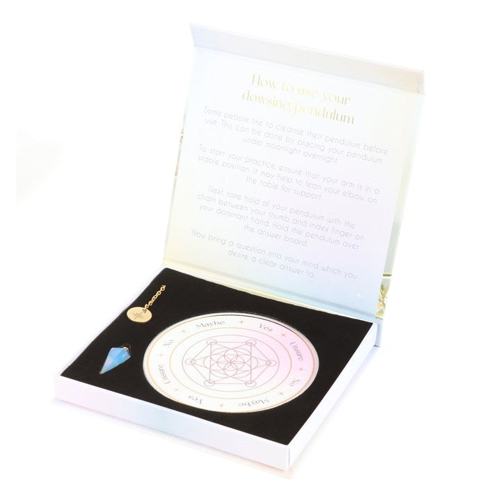 Opalite Pendulum Divination Kit N/A