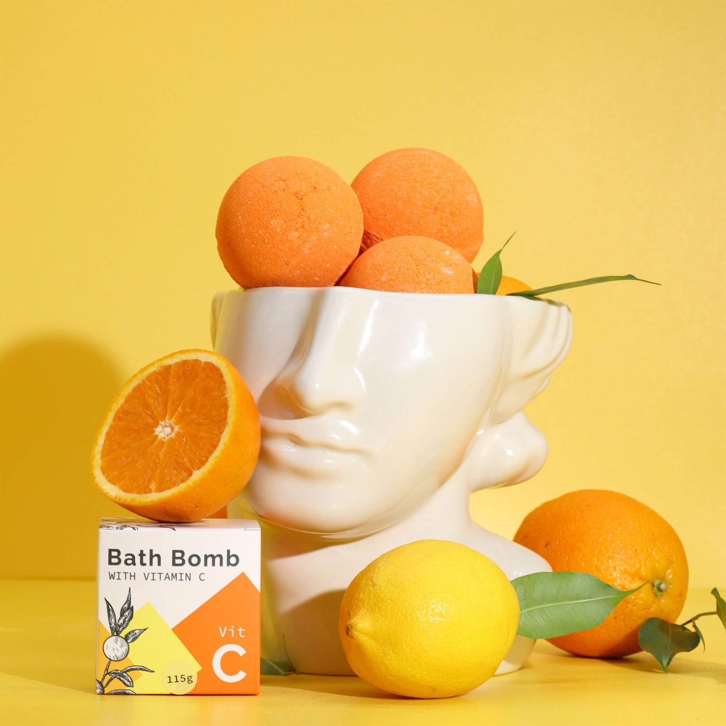 Vitamin C Infused Bath Bomb with Essential Oils
