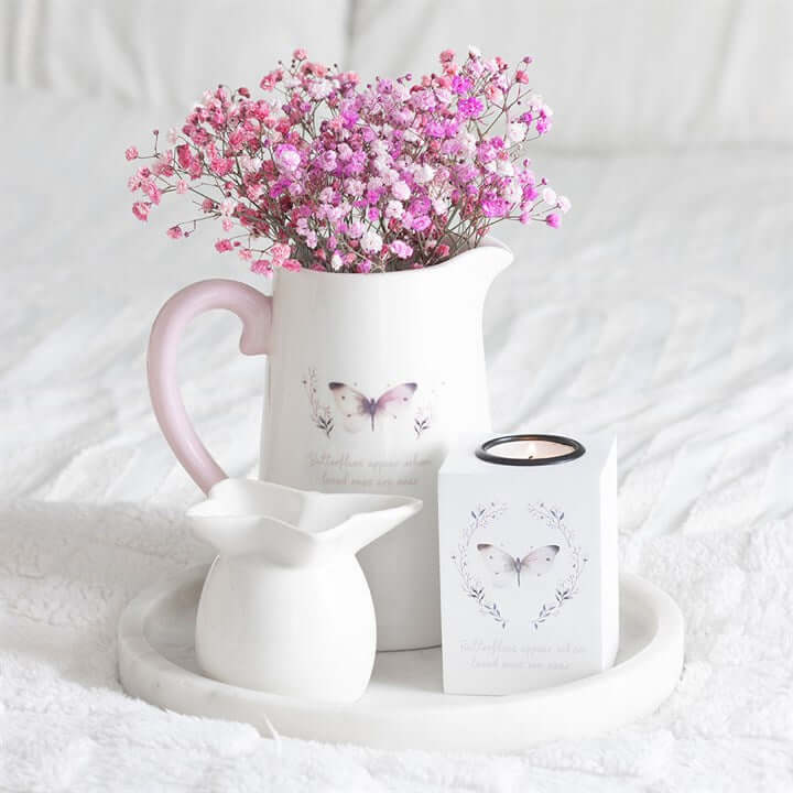 White Butterfly Oil Burner N/A