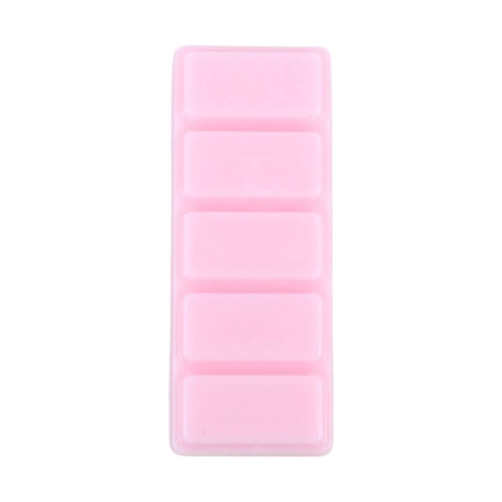 Belle 50g Wax Melt Snap Bar in pink, perfect for tealight and electric wax burners, offering luxurious floral scents.
