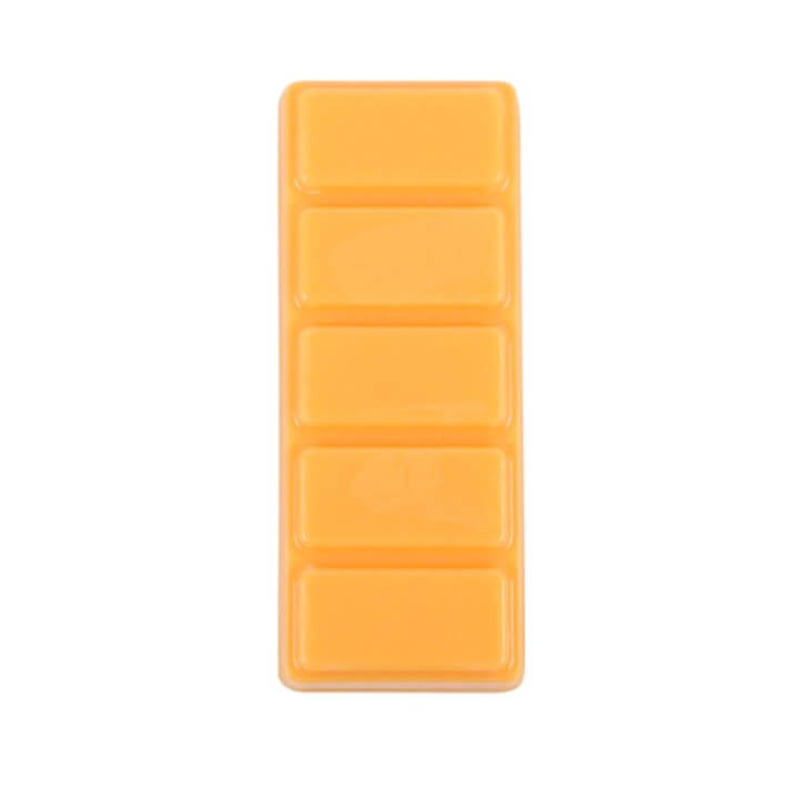 Brazilian Boom Boom 50g Wax Melt Snap Bar in vibrant yellow color, ideal for adding fragrance to your home.