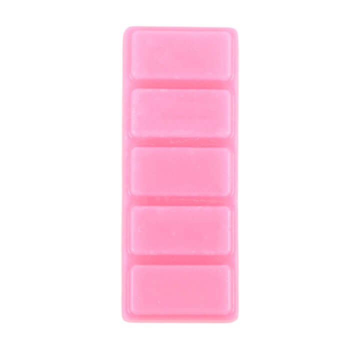 Cherry Bakewell 50g Wax Melt Snap Bar in pink, ideal for tealight and electric wax burners.