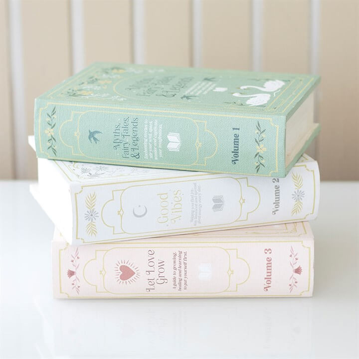 White Book Shaped Storage Box
