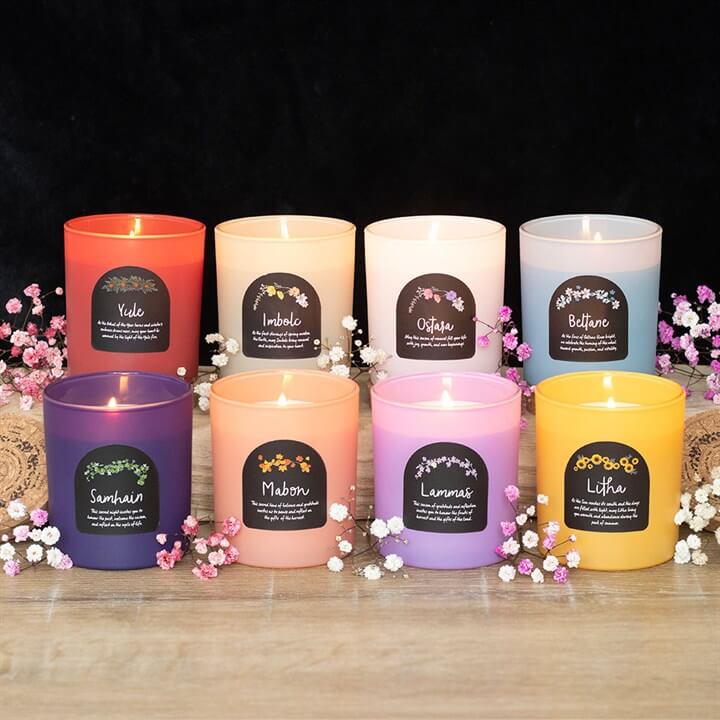 Beltane Orange Blossom Wheel of the Year Candle N/A