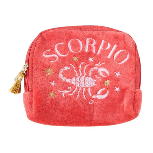 Zodiac Zest Scorpio Velvet Pouch