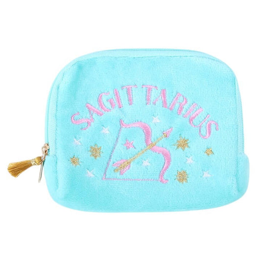 Zodiac Zest Sagittarius Velvet Pouch
