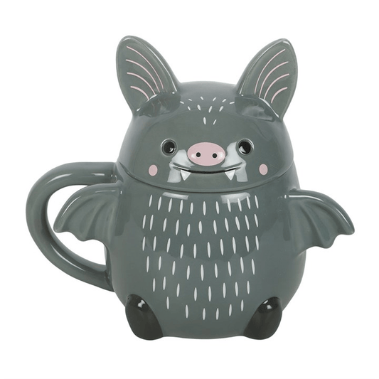 Cute Bat Lidded Mug