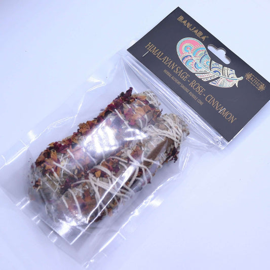 Banjara Smudge - Himalayan Sage, Rose, Cinnamon
