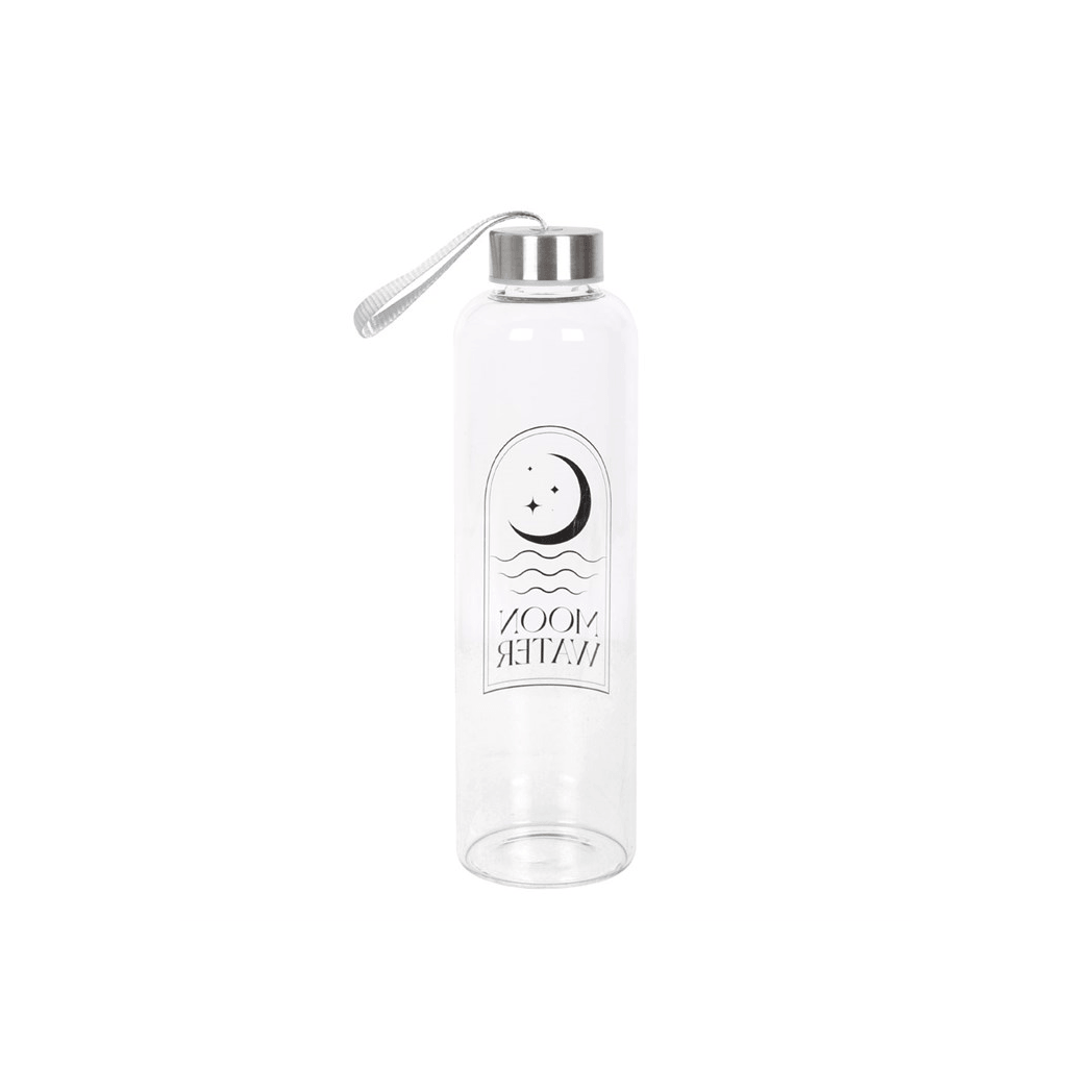 Moon Water Glass Water Bottle