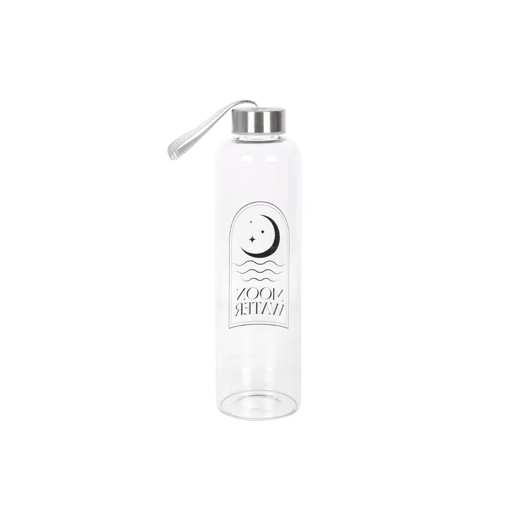 Moon Water Glass Water Bottle
