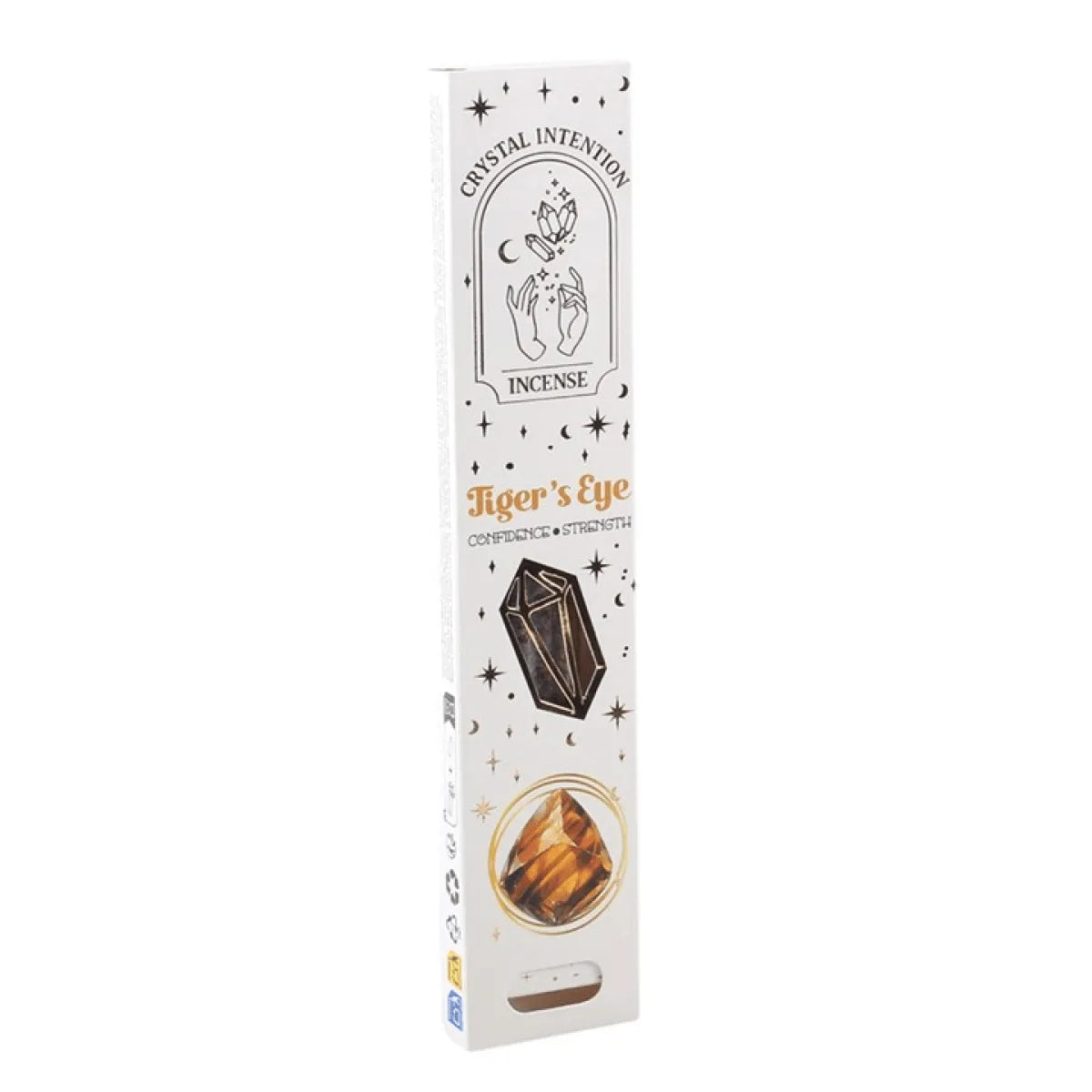 12 Packs of Native Soul Crystal Intentions Incense with Tiger's Eye Chips