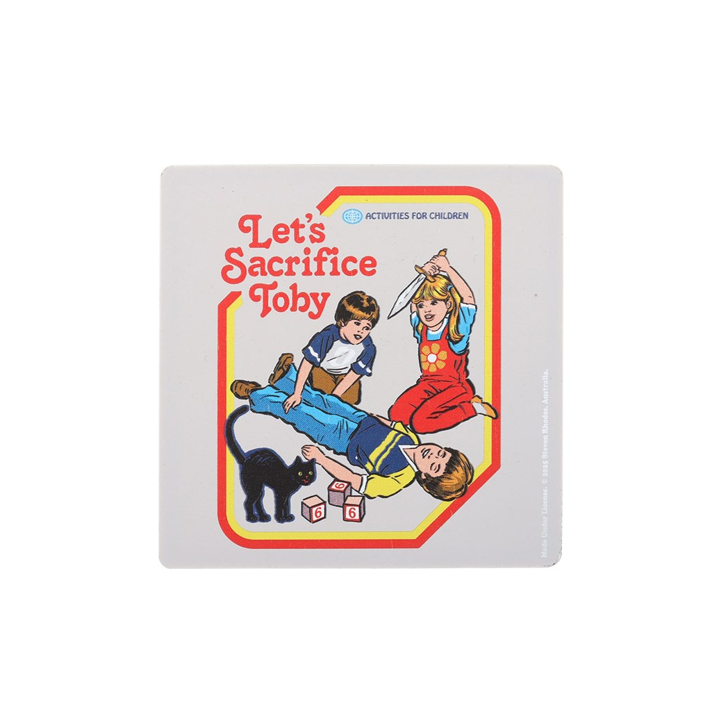 Let's Sacrifice Toby Coaster by Steven Rhodes