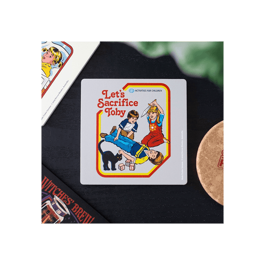 Let's Sacrifice Toby Coaster by Steven Rhodes