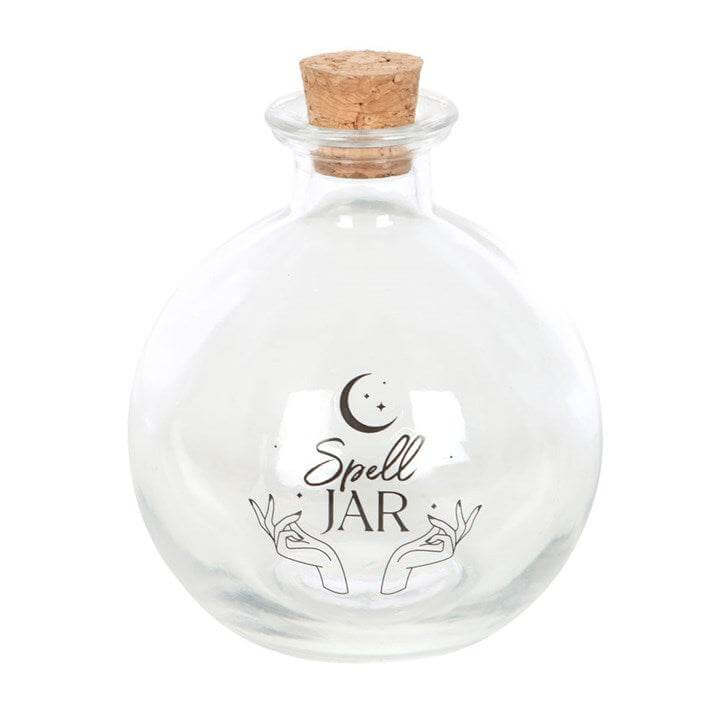 10cm Glass Spell Jar with Spell Recipe Booklet – Manifestation & Energy Magic-Sociodigi