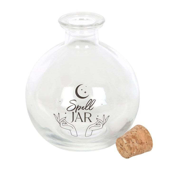 10cm Glass Spell Jar with Spell Recipe Booklet – Manifestation & Energy Magic-Sociodigi