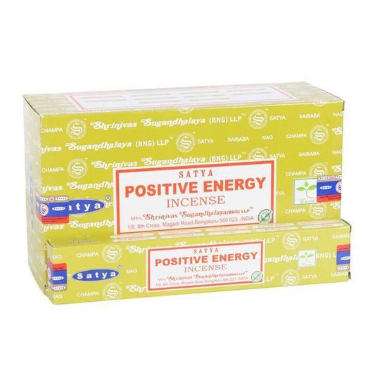 12 Packs of Positive Energy Incense Sticks by Satya-Sociodigi
