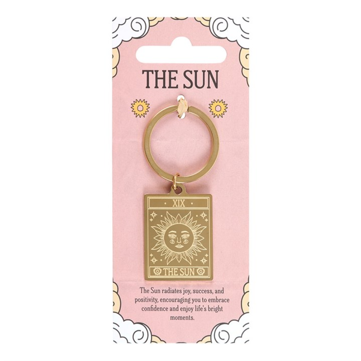 The Sun Vintage Tarot Keyring N/A