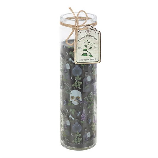 Poisonous Plants Deadly Nightshade Tube Candle N/A