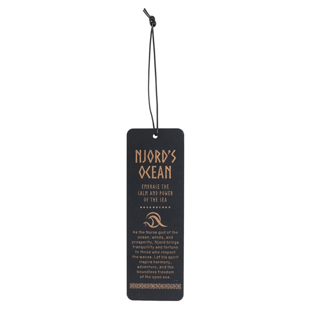 Njord's Ocean Wooden Bookmark