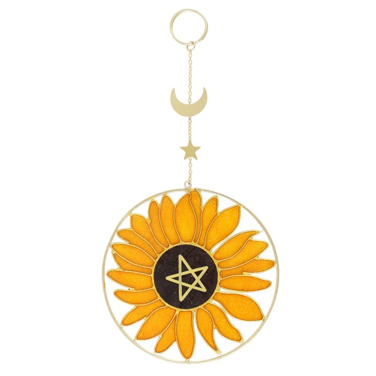 Bee Radiant Sunflower Suncatcher N/A