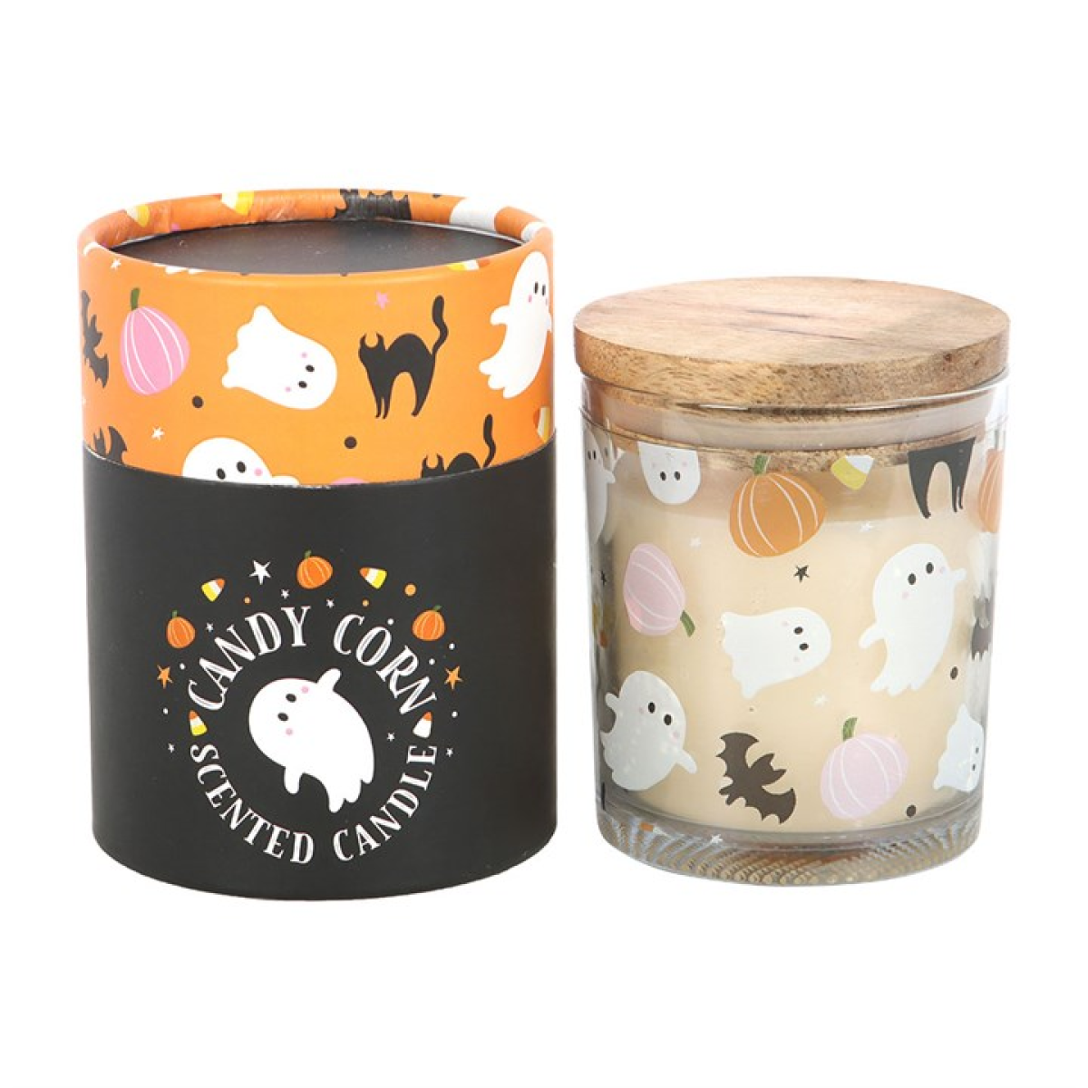 Sweet and Spooky Candy Corn Candle N/A