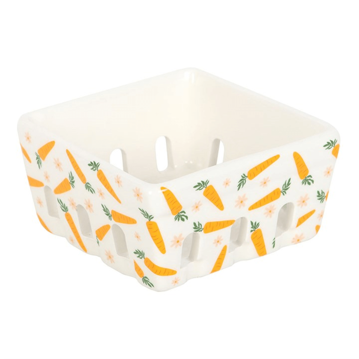 Carrot Patch Ceramic Berry Basket N/A