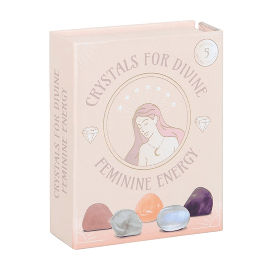 Set of 5 Crystals for Divine Feminine Energy N/A