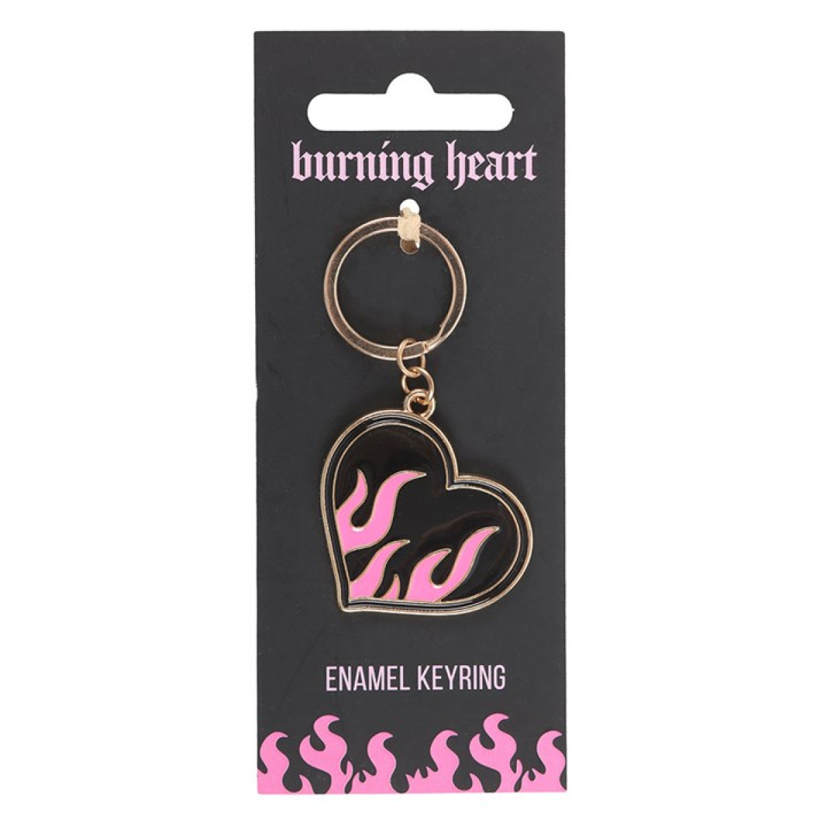 Burning Heart Keyring N/A