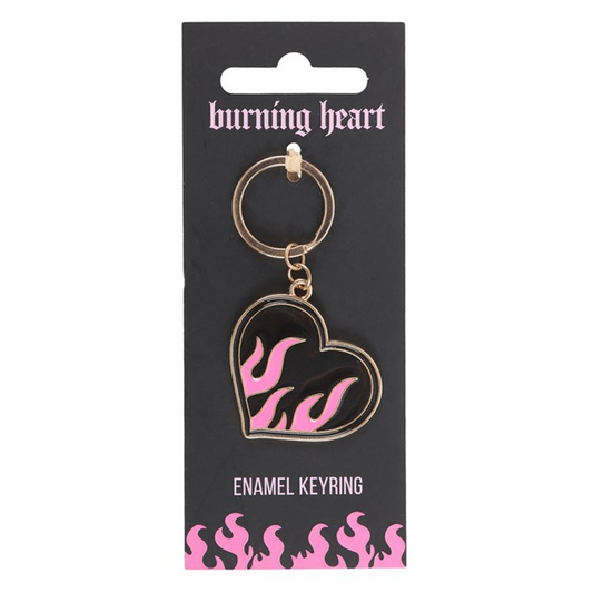 Burning Heart Keyring N/A