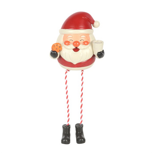 Jolly Santa Christmas Shelf Sitter Ornament