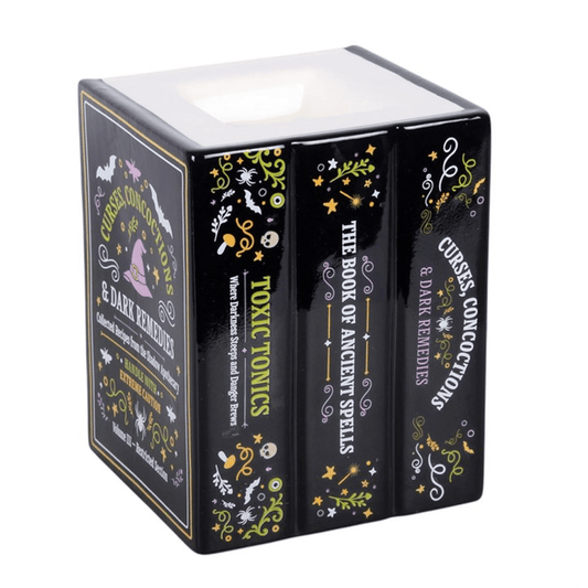 Witch's Apothecary Book Shaped Oil Burner and Wax Warmer