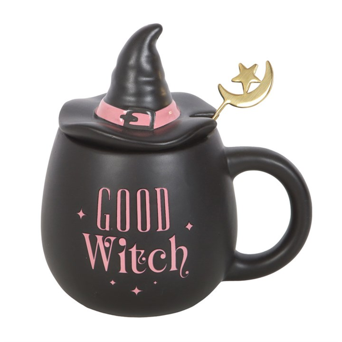 Good Witch Lidded Mug with Spoon N/A