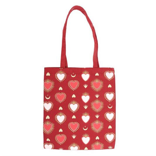 Sacred Heart Print Tote Bag N/A