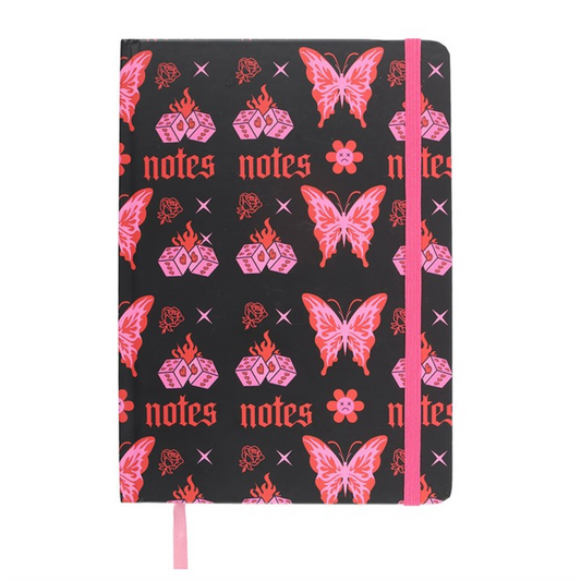 Flaming Butterfly A5 Notebook N/A