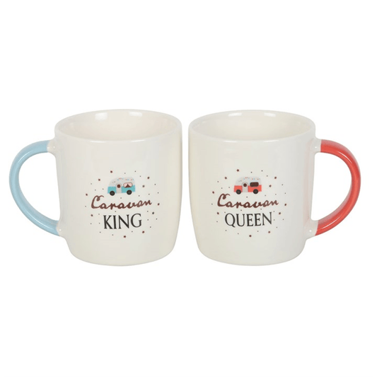 Caravan King and Caravan Queen Couples Mug Set N/A