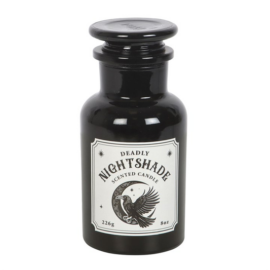 Mystic Raven Deadly Nightshade Apothecary Candle N/A