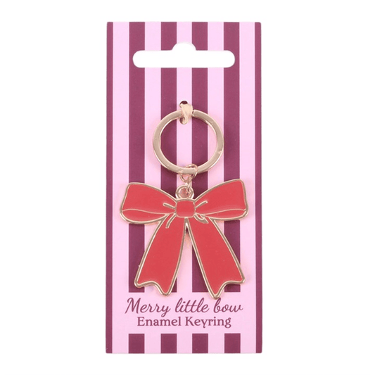Red Bow Keyring