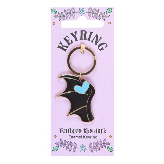 Embrace the Dark Enamel Keyring N/A
