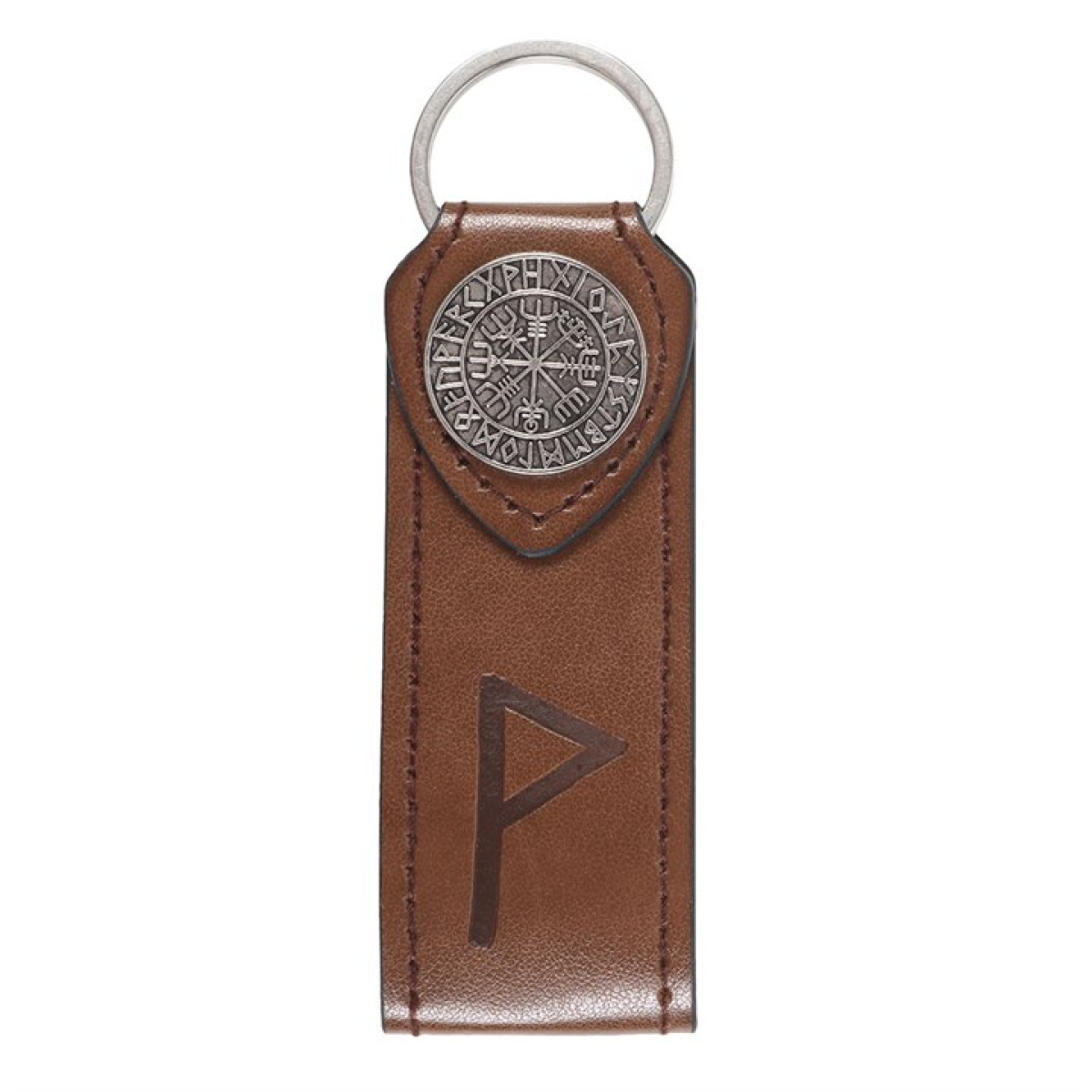 Joy Viking Rune Faux Leather Keyring N/A