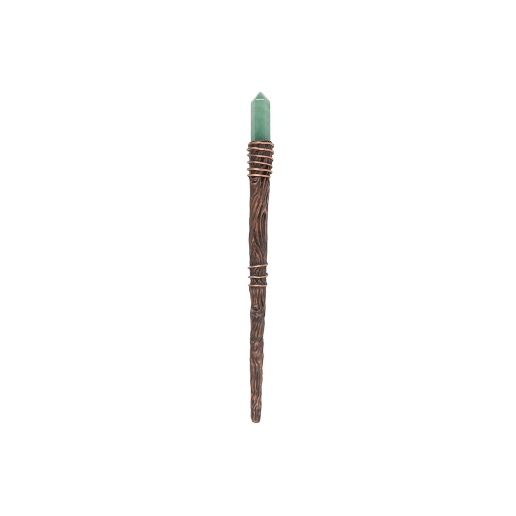 Thin Abundance Green Aventurine Crystal Wand