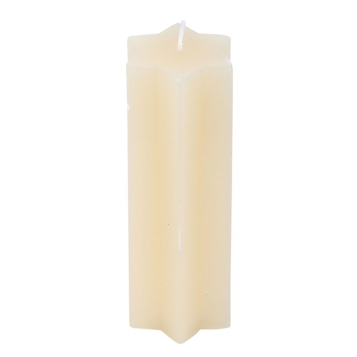Cream Starry Night Star Shaped Taper Candle N/A