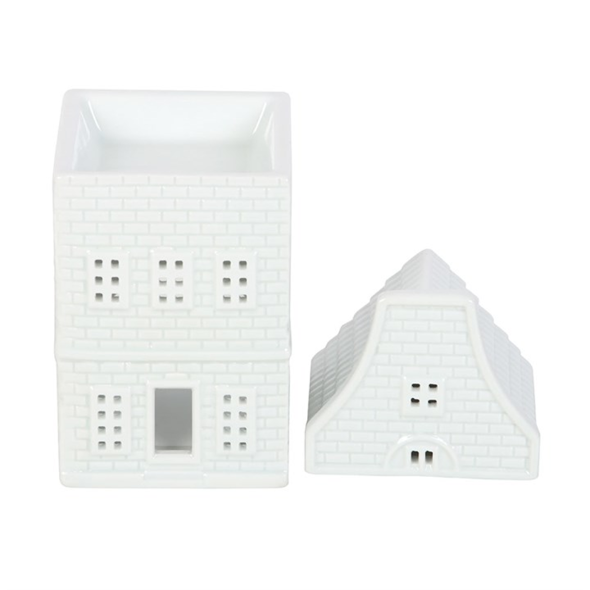 *White Nordic House Ceramic Oil Burner and Wax Warmer (18/36) N/A