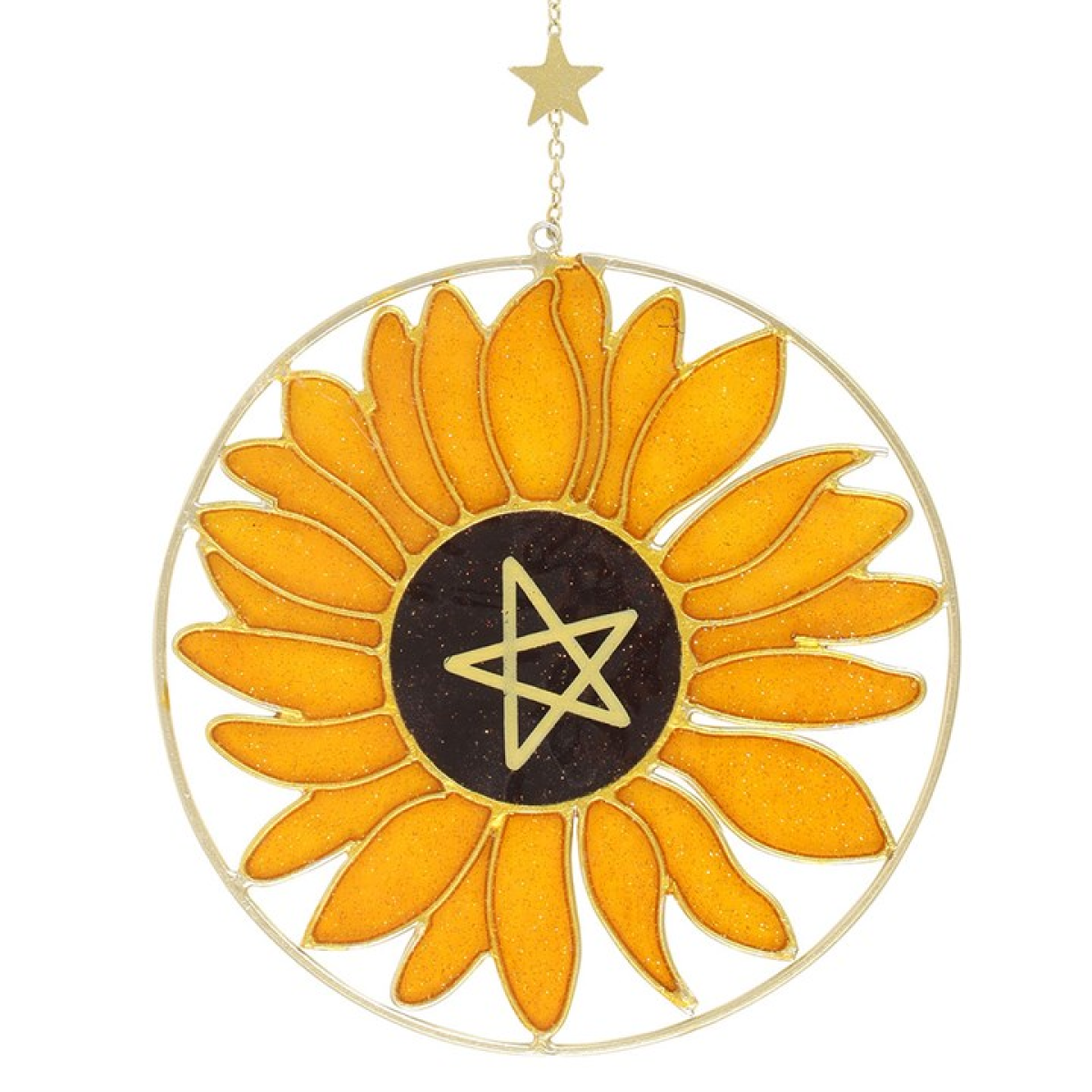 Bee Radiant Sunflower Suncatcher N/A
