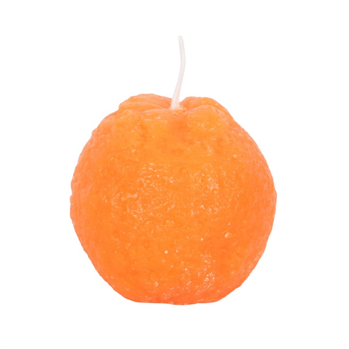 Set of 3 Orange Shaped Candles N/A