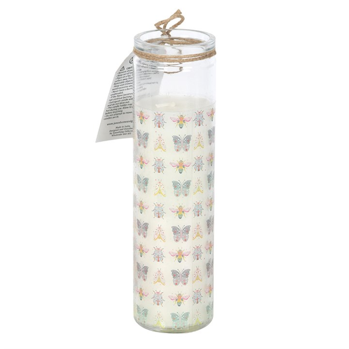 Floral Bug Garden Rose Tube Candle N/A