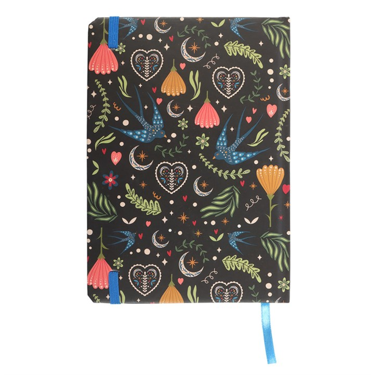 Midnight Bloom Print A5 Notebook N/A