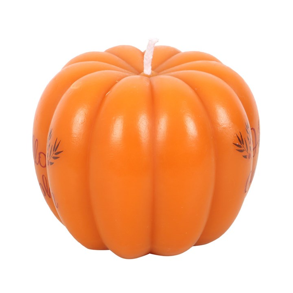 Hello Pumpkin Shaped Candle N/A