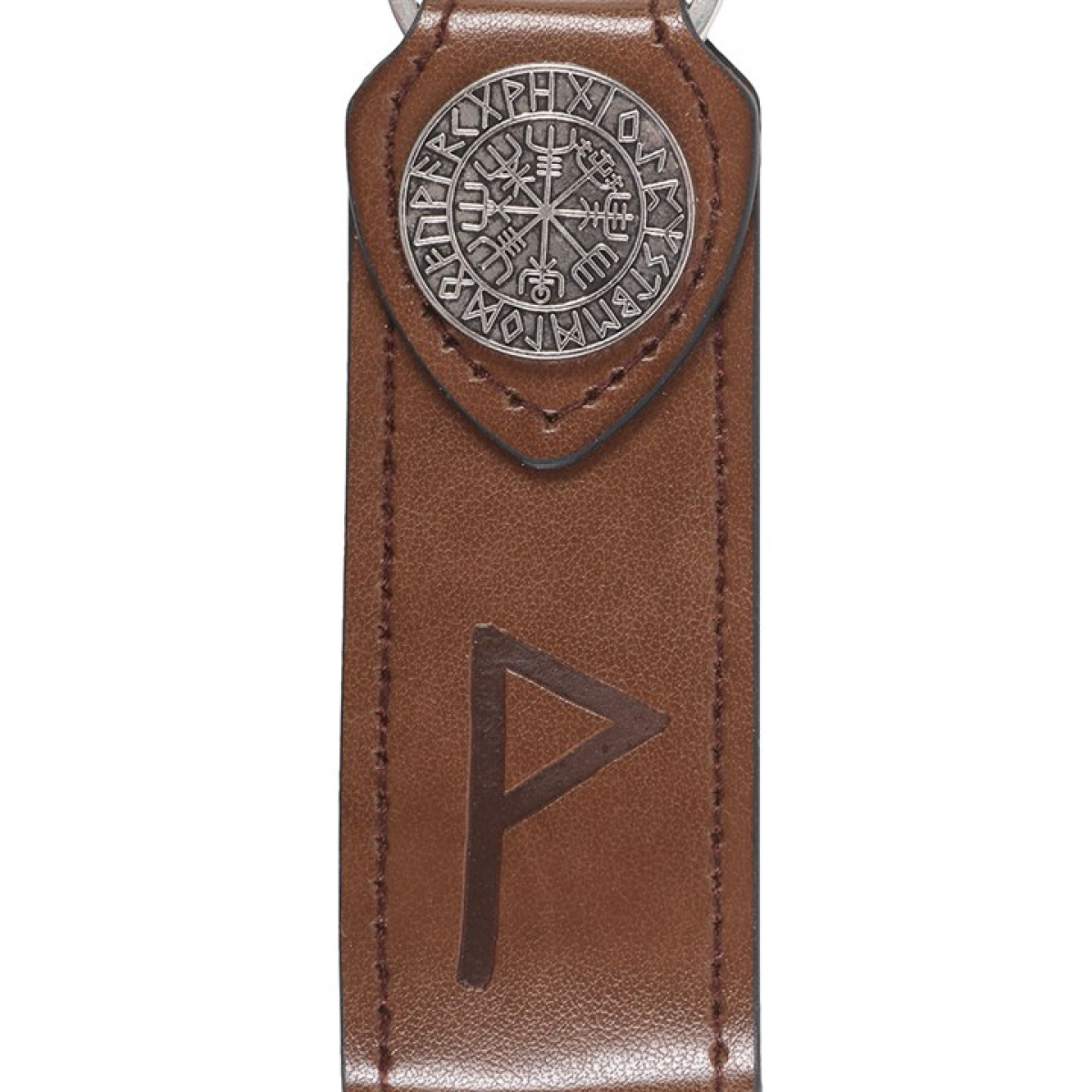 Joy Viking Rune Faux Leather Keyring N/A