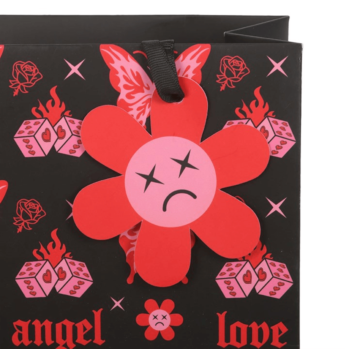 23cm Medium Flaming Butterfly Gift Bag N/A